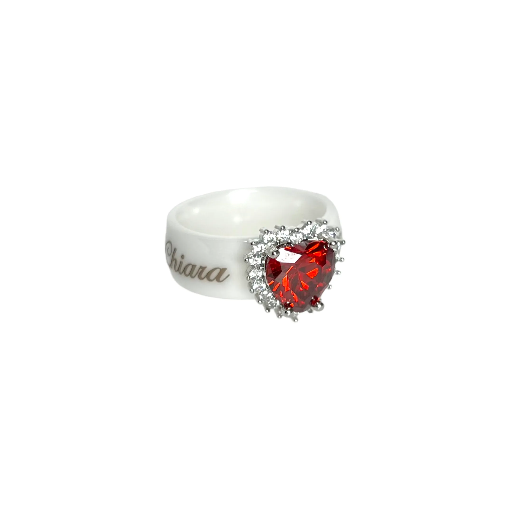 Anello Ceramic Heart