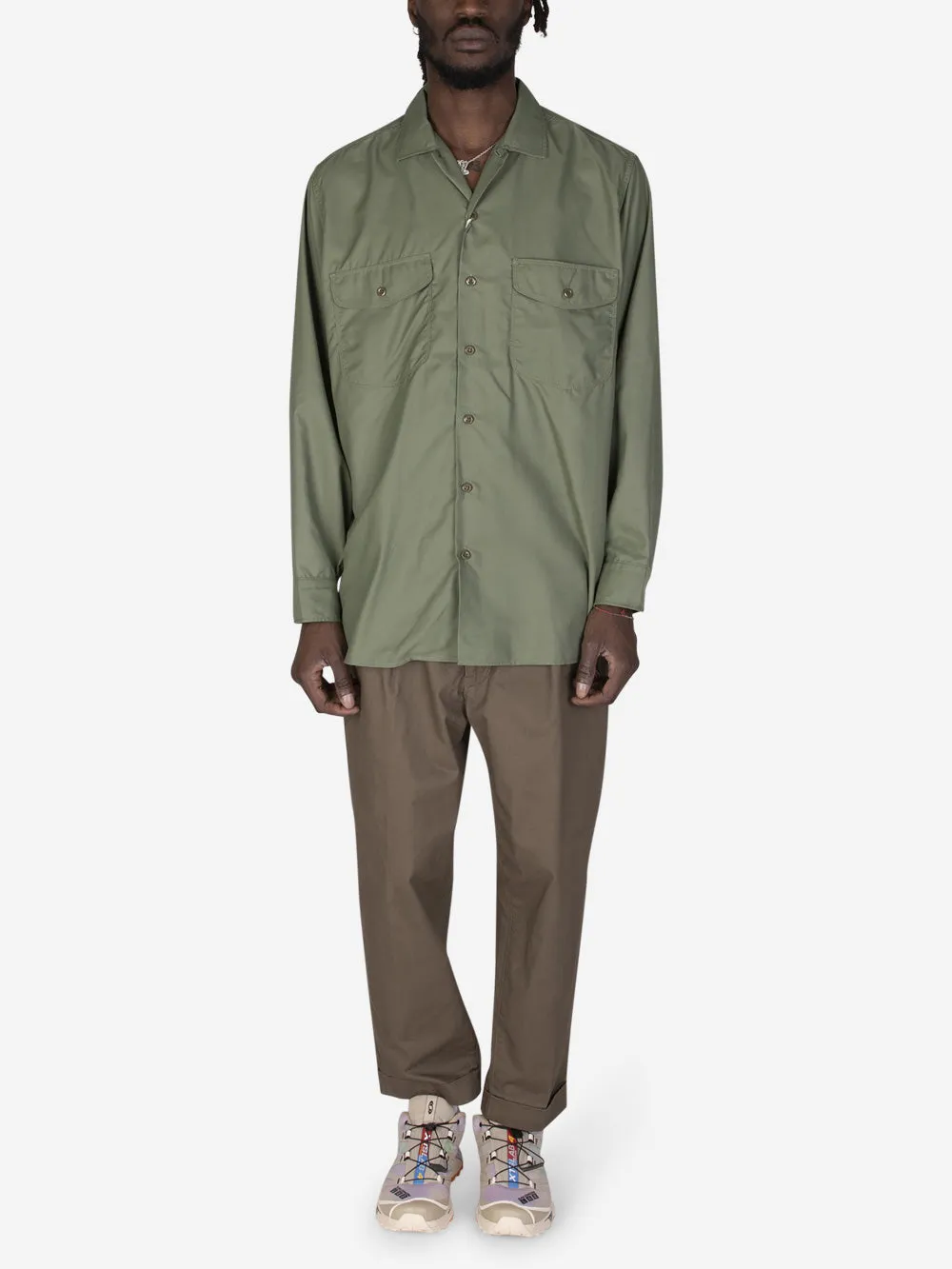 Camicia classic fit in Nylon