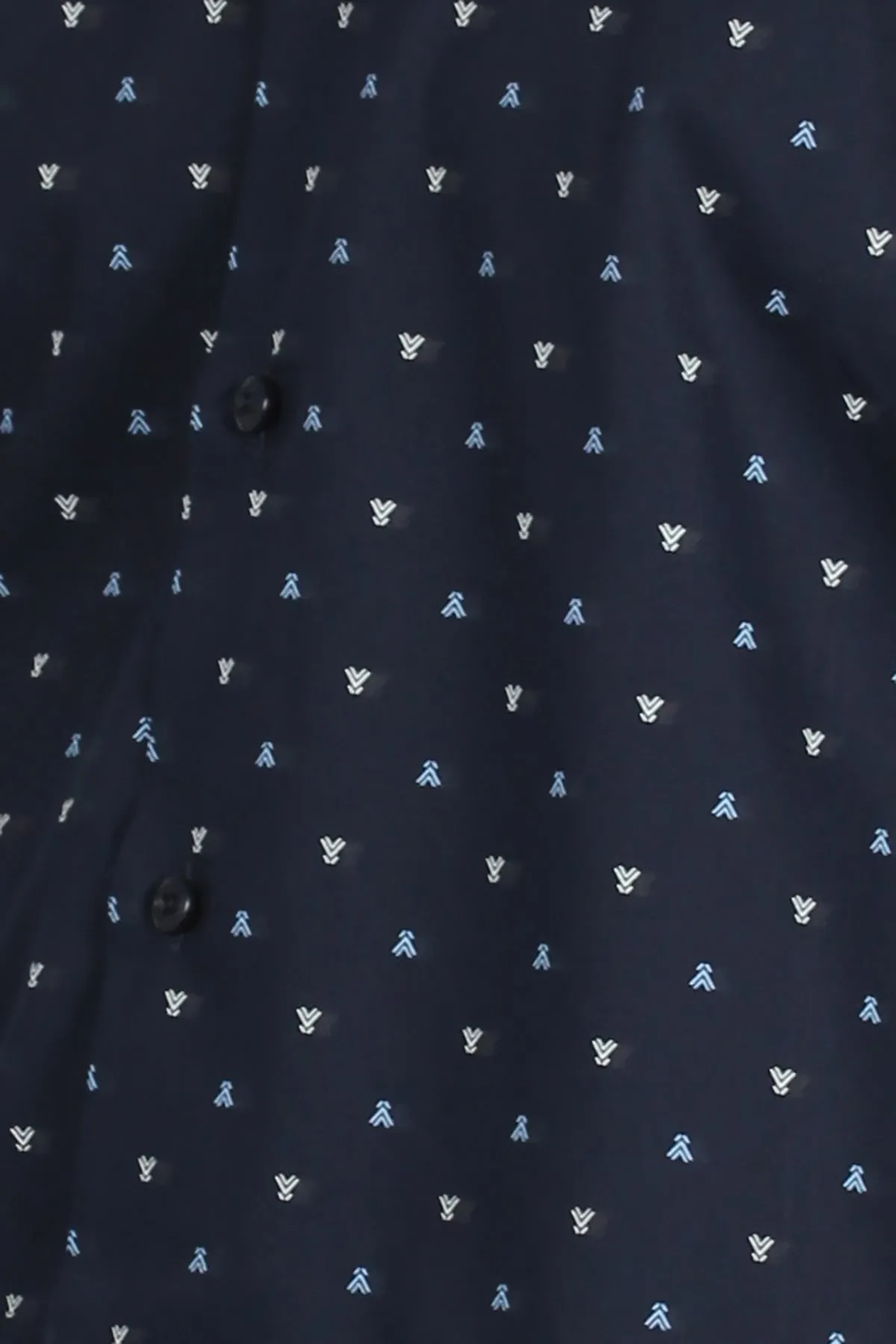 Camicia da uomo bianca con microfantasia a contrasto