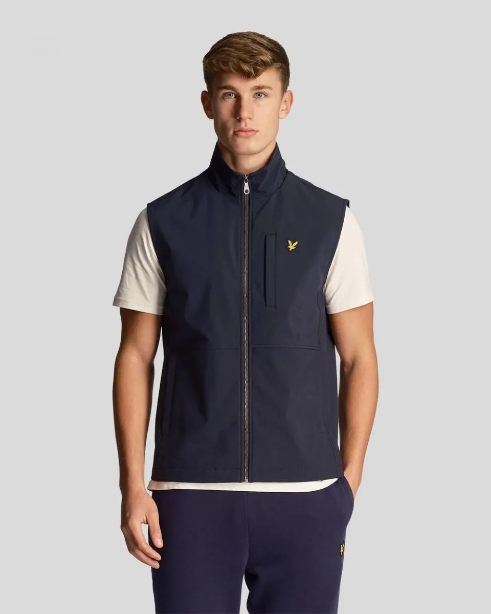 CAPISPALLA E GIACCHE Uomo LYLE & SCOTT 1874 JK2004V SOFTSHELL GILET Z271 DARK NAVY