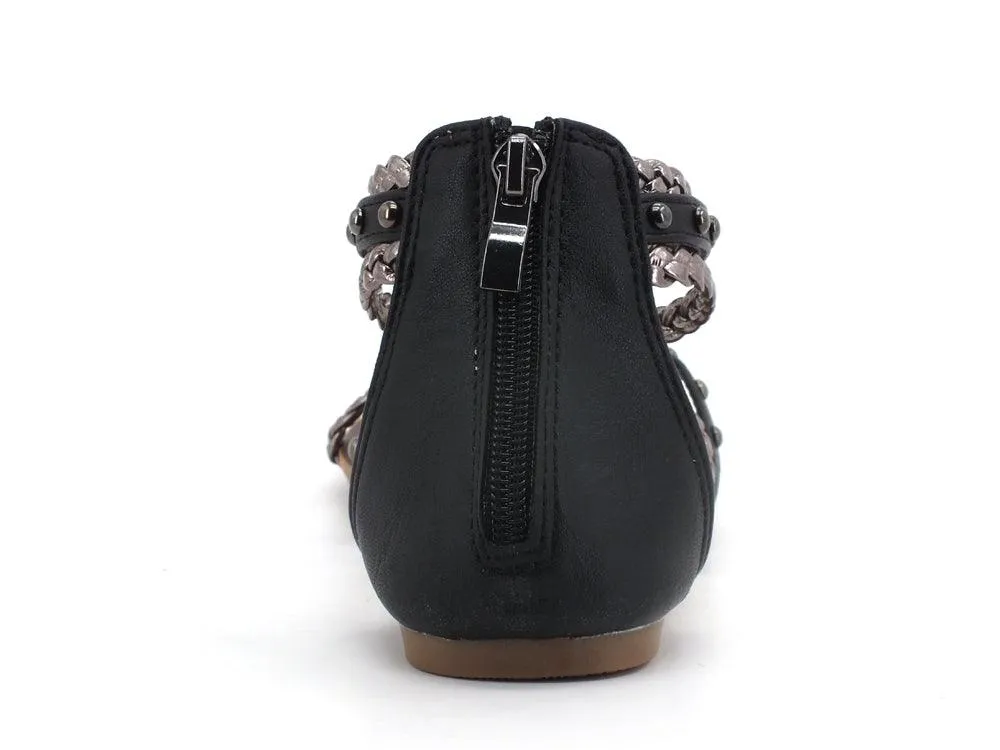 DIVINE FOLLIE Sandalo Bicolor Borchie