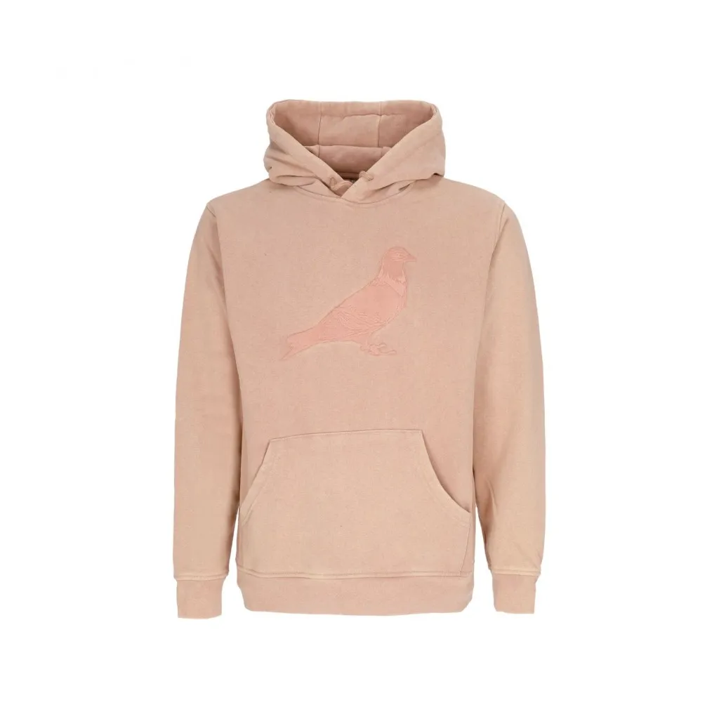 felpa cappuccio uomo broadway washed pigeon hoodie CLAY