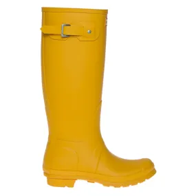 HUNTER TALL STIVALE DONNA GIALLO  