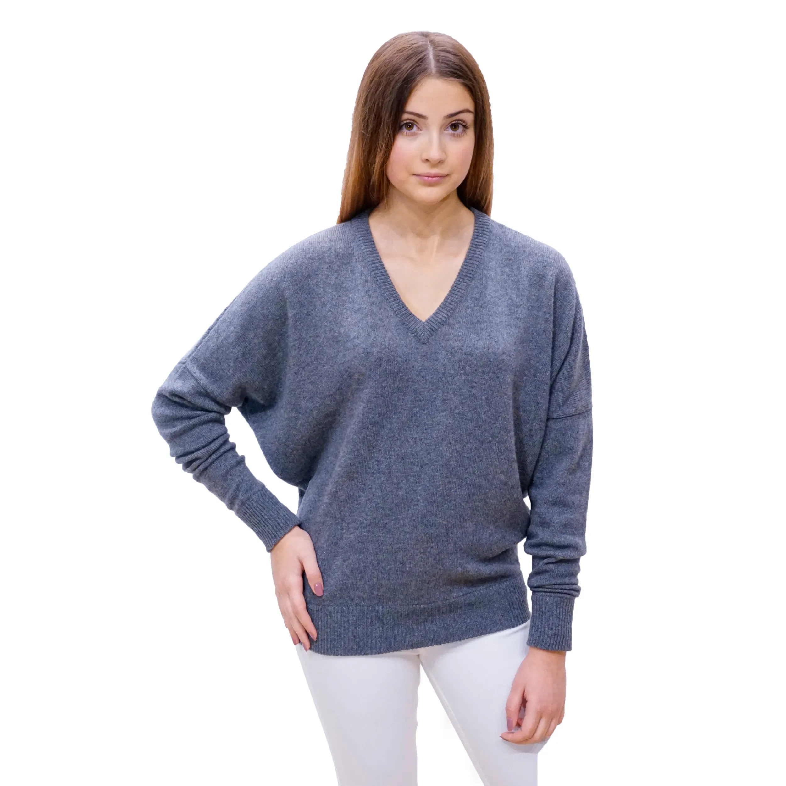 Maglia in Cashmere Manica Pipistrello