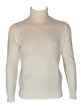 MAGLIA "MONTANA" PANNA IN LANA E ALPACA