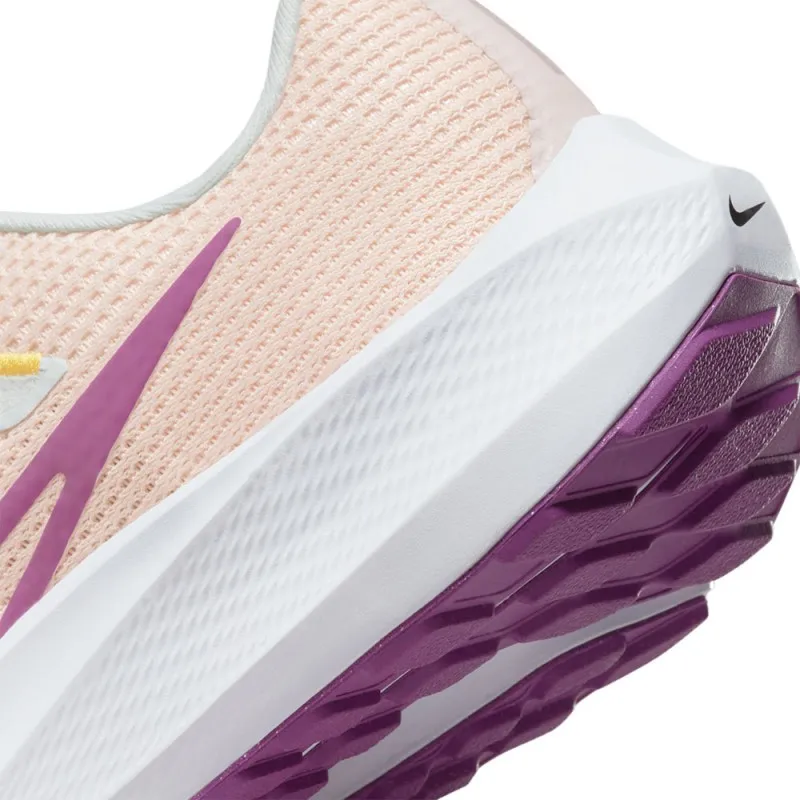 Nike Air Zoom Pegasus 40 Bianco Beige Rosa - Scarpe Running Donna