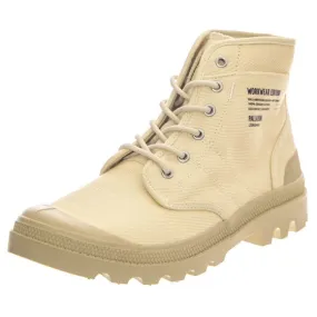 PALLADIUM Pallabrousse WW Sahara - Scarpe Profilo Alto Uomo Beige    
