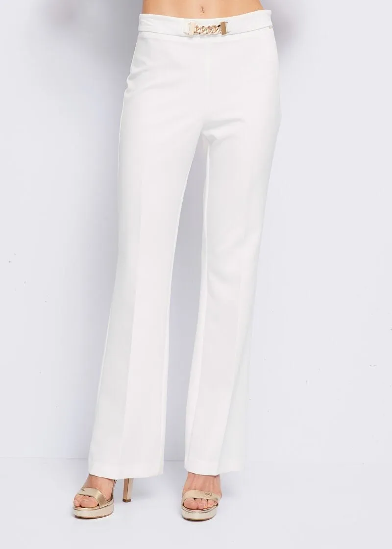 Pantaloni in tessuto stretch