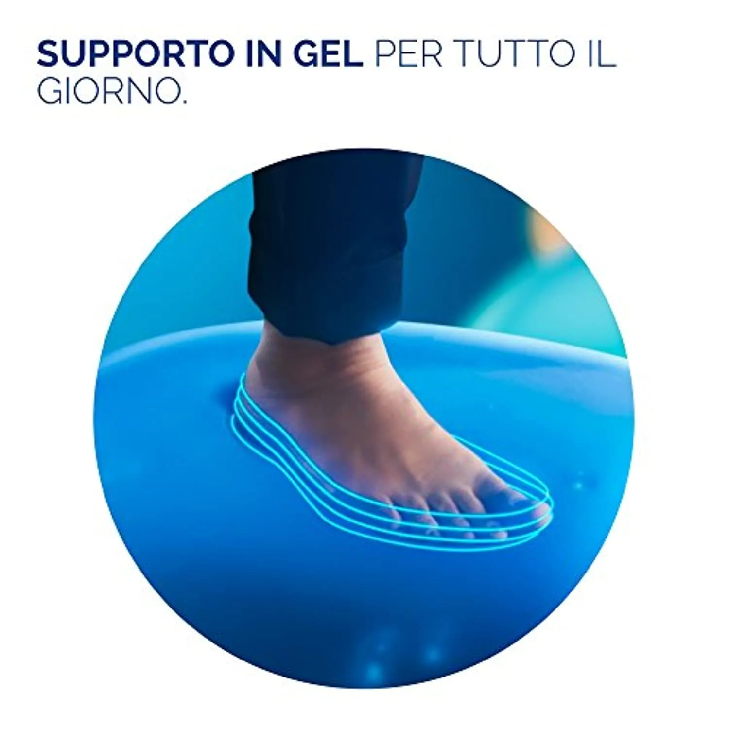 Scholl Solette Scarpe Quotidiane Gel Activ Everyday per Uomo, 40-46.5 EU, 1 Paio