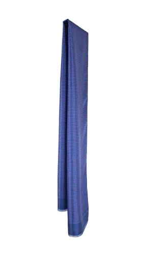 Sciarpa seta uomo - disegno fiore geometrico