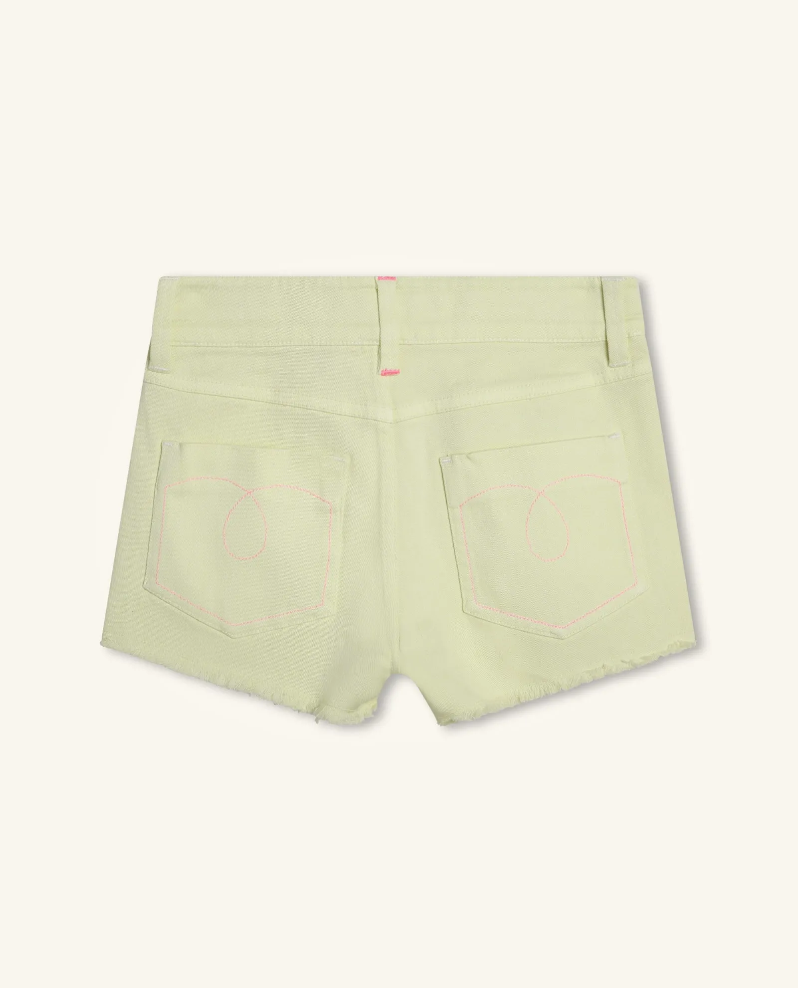 Shorts Billieblush con frange in twill per bambine